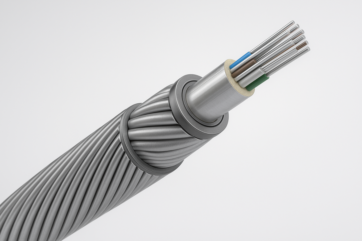 LiteLinx HybridGuard™ Spiral-Tube OPGW Cable